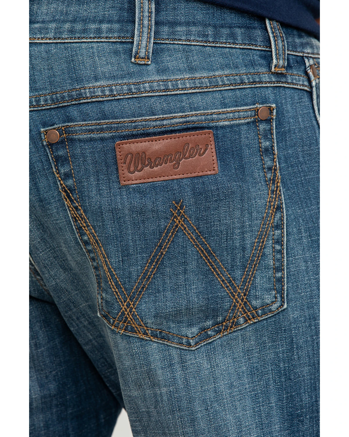 Wrangler Retro Men's Celina Stretch Slim Straight Jeans - Long 4 Wrangler Retro Men's Celina Stretch Slim Straight Jeans - Long - Image 4