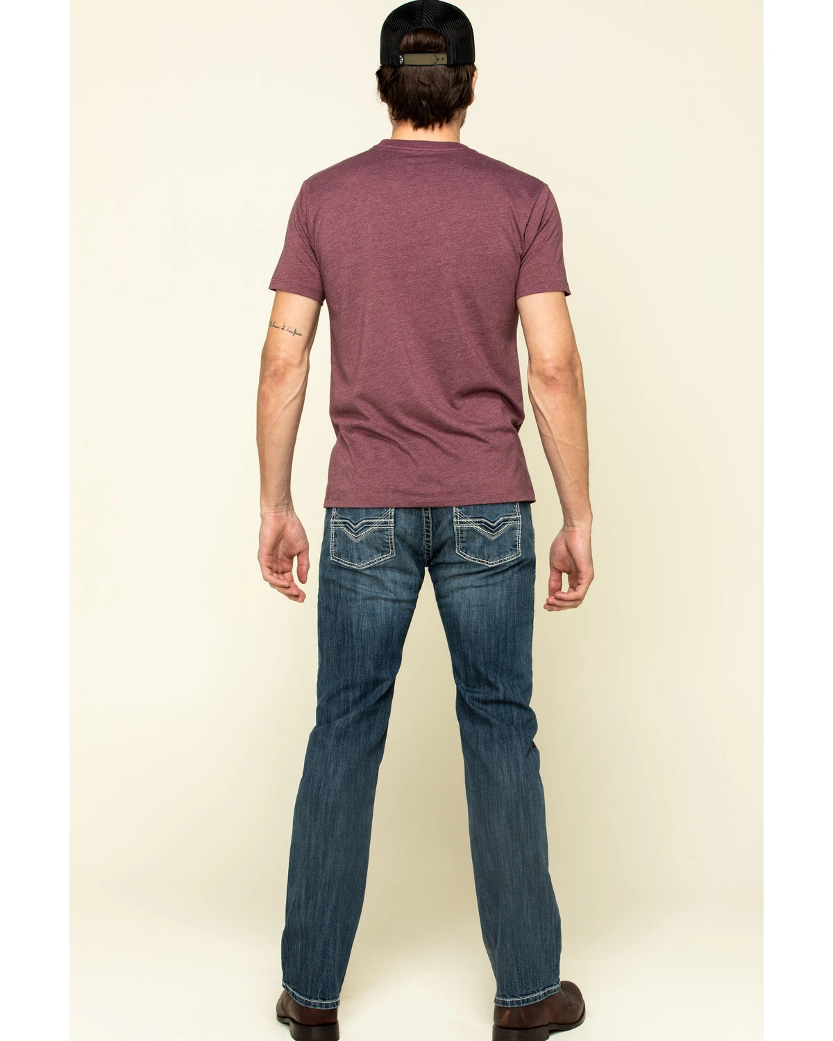 Rock & Roll Denim Men's Revolver Stretch Slim Straight Jeans 1 Rock & Roll Denim Men's Revolver Stretch Slim Straight Jeans