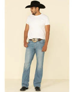 Cody James Men's Hamshackle Light Wash Stretch Relaxed Boot Jeans -Little Wild Horse Shop 2000295747 400 P5