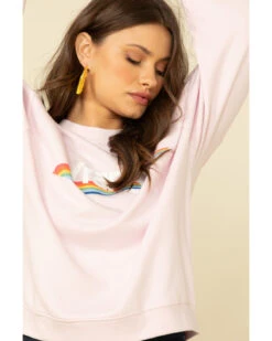 Wrangler Retro Women's Lilac High Rib Pullover -Little Wild Horse Shop 2000308273 530 P4