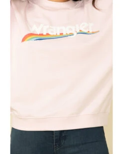 Wrangler Retro Women's Lilac High Rib Pullover -Little Wild Horse Shop 2000308273 530 P5