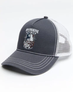 Moonshine Spirit Men's Flag Guitar Mesh Cap
