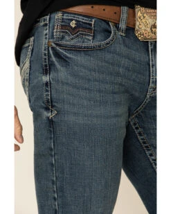 Cody James Core Men's High Roller Top Tier Medium Wash Stretch Slim Bootcut Jeans -Little Wild Horse Shop 2000312860 400 P3