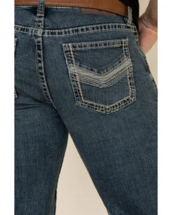 Cody James Core Men's High Roller Top Tier Medium Wash Stretch Slim Bootcut Jeans -Little Wild Horse Shop 2000312860 400 P4