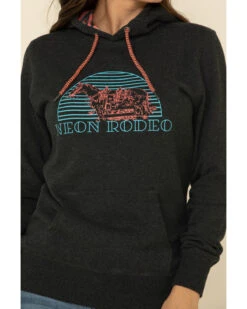 Hooey Women's Neon Rodeo Hoodie Sweatshirt -Little Wild Horse Shop 2000322555 020 P3