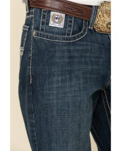 Cinch Men's White Label Performance Dark Relaxed Straight Jeans 9 Cinch Men's White Label Performance Dark Relaxed Straight Jeans -Little Wild Horse Shop 2000323611 402 P5