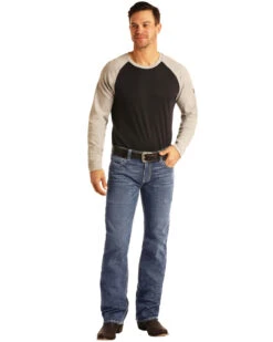 Rock & Roll Denim Men's FR Pistol Light Classic Straight Work Jeans -Little Wild Horse Shop 2000323862 400 P5
