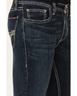 Rock & Roll Denim Men's FR Dark Reflex Revolver Slim Straight Work Jeans 8 Rock & Roll Denim Men's FR Dark Reflex Revolver Slim Straight Work Jeans -Little Wild Horse Shop 2000323863 401 P4