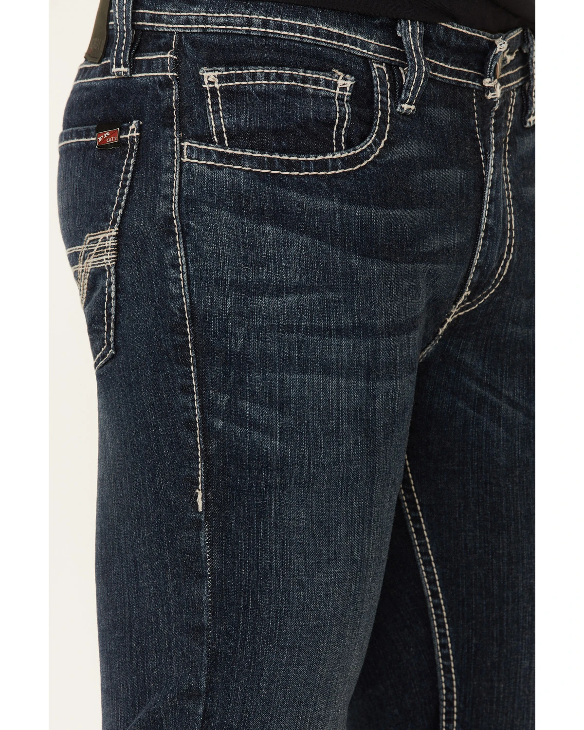 Rock & Roll Denim Men's FR Dark Reflex Revolver Slim Straight Work Jeans 4 Rock & Roll Denim Men's FR Dark Reflex Revolver Slim Straight Work Jeans - Image 4