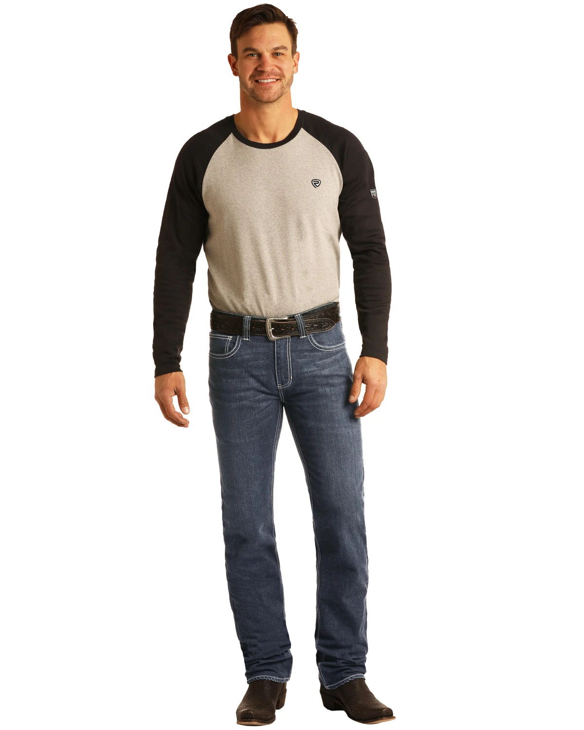 Rock & Roll Denim Men's FR Dark Reflex Revolver Slim Straight Work Jeans 5 Rock & Roll Denim Men's FR Dark Reflex Revolver Slim Straight Work Jeans - Image 5