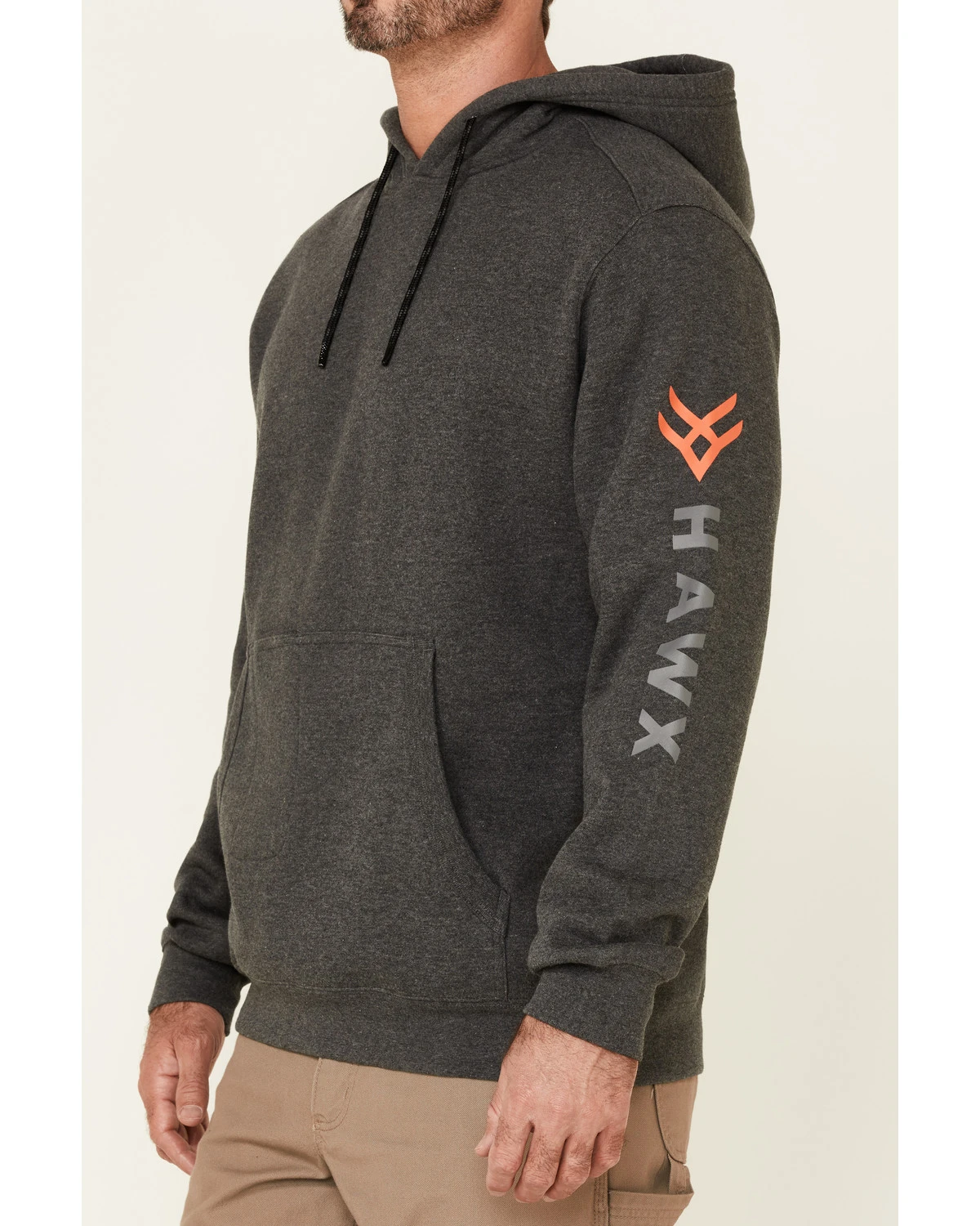 Hawx Men's Primo Logo Fleece-Lined Work Hooded Sweatshirt 3 Hawx Men's Primo Logo Fleece-Lined Work Hooded Sweatshirt - Image 3