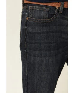 Cody James Men's Barn Sour Dark Wash Stretch Slim Straight Jeans -Little Wild Horse Shop 2000325573 400 P5