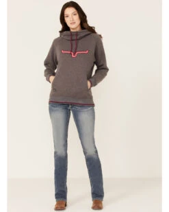 Kimes Ranch Women's Two-Scoops Logo Hoodie Sweatshirt -Little Wild Horse Shop 2000326218 022 P4