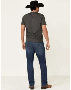 Wrangler Retro Premium Men's Platte Dark Stretch Slim Straight Jeans -Little Wild Horse Shop 2000331419 400 P3