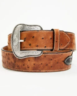 Roper Men's Ostrich Print Western Belt