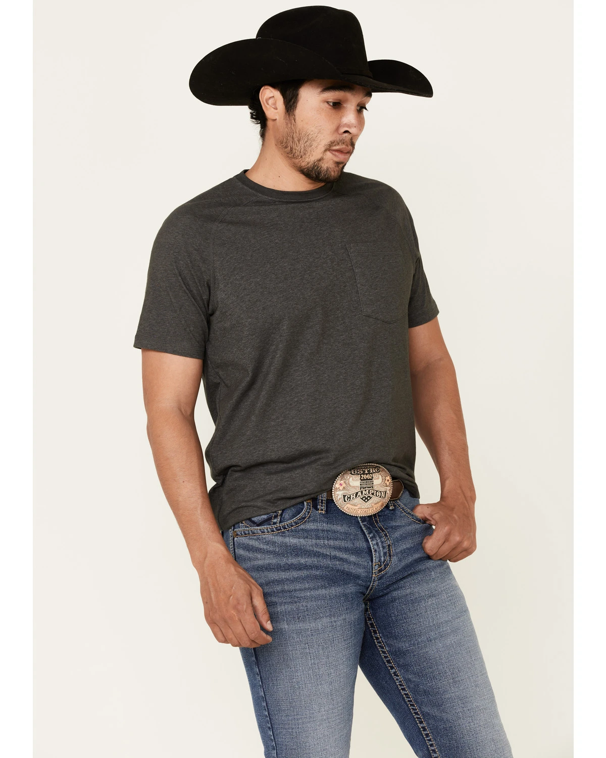 Cody James Men's Bronco Medium Wash Stackable Straight Stretch Jeans 2 Cody James Men's Bronco Medium Wash Stackable Straight Stretch Jeans - Image 2