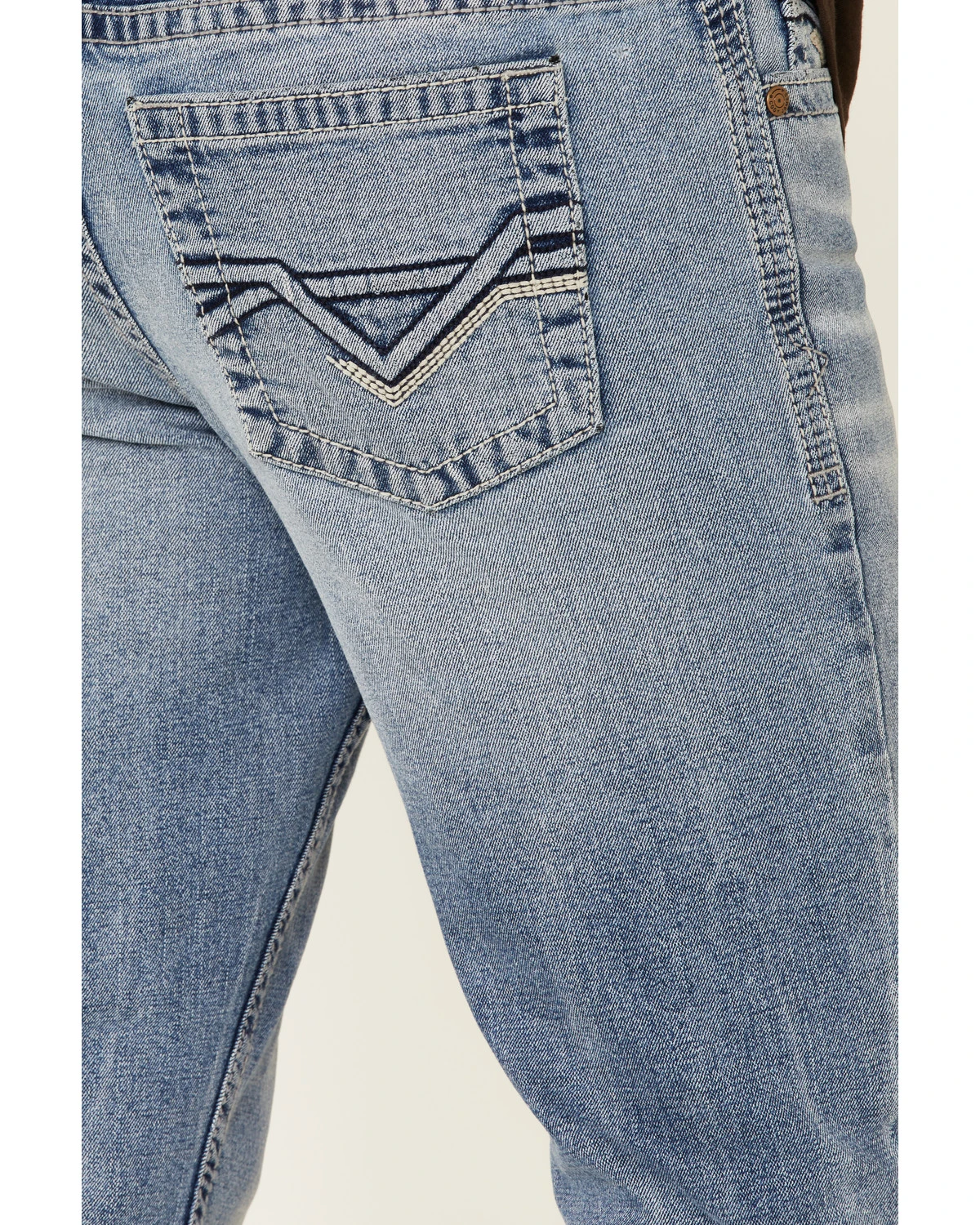 Cody James Men's Flash Light-Wash Slim Bootcut Jeans 4 Cody James Men's Flash Light-Wash Slim Bootcut Jeans - Image 4