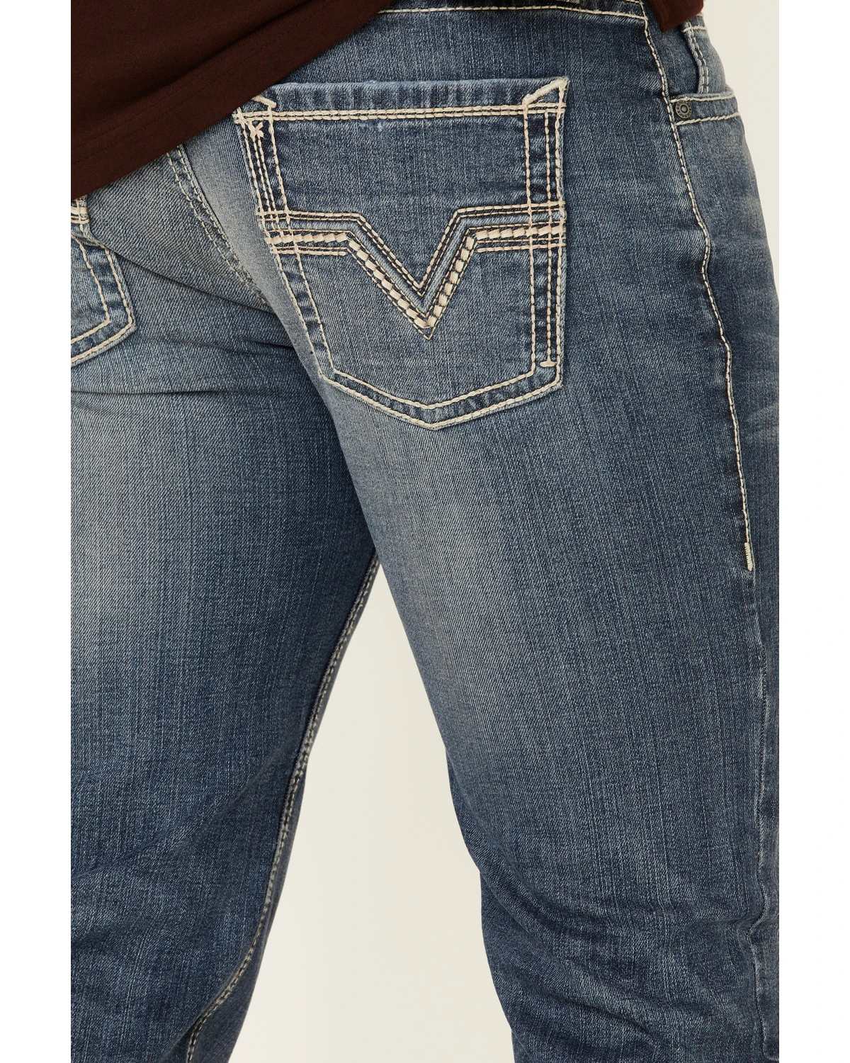 Rock & Roll Denim Men's Pistol Med Stretch Regular Straight Leg Jeans 2 Rock & Roll Denim Men's Pistol Med Stretch Regular Straight Leg Jeans - Image 2
