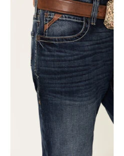 Ariat Men's M4 Denali Malone Dark Stretch Stackable Relaxed Straight Jeans -Little Wild Horse Shop 2000333947 400 P5