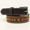3D Men's Arrow Stitch Western Belt