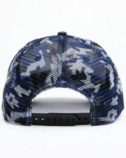 Hawx Men's Navy Camo Logo Mesh-Back Ball Cap -Little Wild Horse Shop 2000335175 410 P3