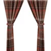 HiEnd Accents Jackson Plaid Curtains