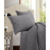 HiEnd Accents Velvet 3pc Quilt Set - King