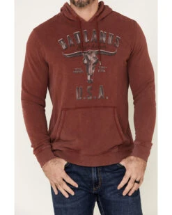 Flag & Anthem Men's Badlands USA Fleece Hooded Sweatshirt -Little Wild Horse Shop 2000339328 642 P3