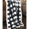 Carstens Home Lumberjack Plaid Sherpa Throw Blanket