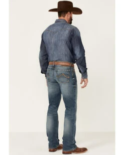 Ariat Men's M4 Campbell 2X Medium Wash Performance Relaxed Bootcut Jeans 6 Ariat Men's M4 Campbell 2X Medium Wash Performance Relaxed Bootcut Jeans -Little Wild Horse Shop 2000341791 400 P3