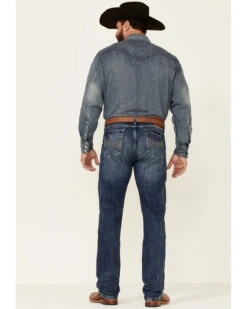 Wrangler 20X Men's Shore Medium Wash Stretch Slim Straight Jeans - Long 7 Wrangler 20X Men's Shore Medium Wash Stretch Slim Straight Jeans - Long -Little Wild Horse Shop 2000342095 400 P4