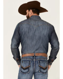 Cody James Core Men's Bannon Dark Wash Stretch Slim Straight Jeans -Little Wild Horse Shop 2000342638 400 P3