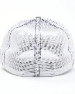 Cody James Men's Gray Logo Patch Mesh-Back Flex-Fit Ball Cap -Little Wild Horse Shop 2000342940 020 P3
