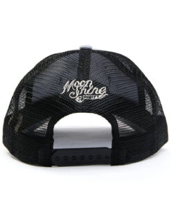 Moonshine Spirit Men's Country Music & Beer Flag Patch Mesh-Back Ball Cap -Little Wild Horse Shop 2000342947 020 P3