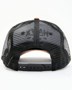 Hawx Men's Dark Brown Logo Graphic Mesh-Back Ball Cap -Little Wild Horse Shop 2000342950 201 P3