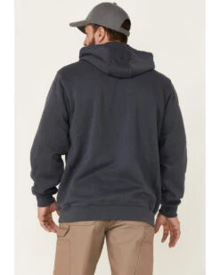 Carhartt Men's Loose Fit Midweight Logo Hooded Work Sweatshirt -Little Wild Horse Shop 2000343202 400 P4
