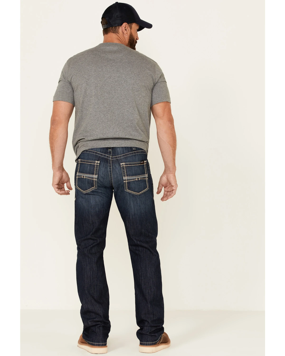 Ariat Men's FR M5 Billings Duralight Stretch Coltrane Straight Leg Work Jeans 2 Ariat Men's FR M5 Billings Duralight Stretch Coltrane Straight Leg Work Jeans - Image 2