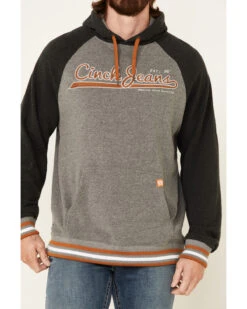 Cinch Men's Vintage Logo Raglan Hooded Sweatshirt -Little Wild Horse Shop 2000345606 020 P3