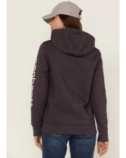 Carhartt Women's Gray Relaxed Midweight Logo Sleeve Graphic Hooded Sweatshirt 6 Carhartt Women's Gray Relaxed Midweight Logo Sleeve Graphic Hooded Sweatshirt -Little Wild Horse Shop 2000346369 020 P3