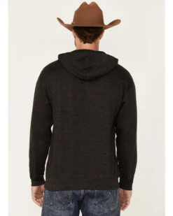 Cowboy Hardware Men's Gray Cowboy Breed Graphic Hooded Sweatshirt -Little Wild Horse Shop 2000346639 020 P4