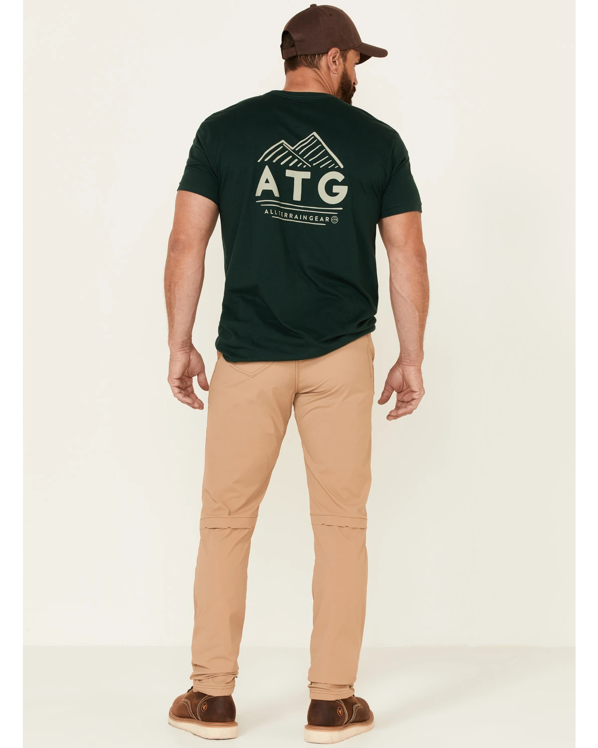 Wrangler ATG Men's All-Terrain Tiger Brown Convertible Trail Jogger Pants 2 Wrangler ATG Men's All-Terrain Tiger Brown Convertible Trail Jogger Pants - Image 2