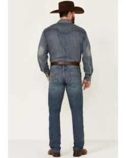 Wrangler 20X Men's No.44 Ember Dark Wash Stretch Slim Straight Jeans - Long -Little Wild Horse Shop 2000347672 400 P3