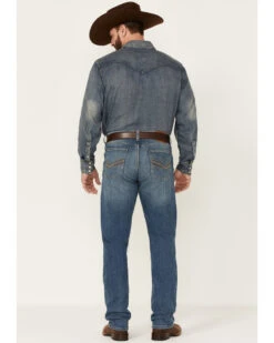 Wrangler 20X Men's No.44 Sierra Medium Wash Stretch Slim Straight Jeans - Long -Little Wild Horse Shop 2000347675 400 P3