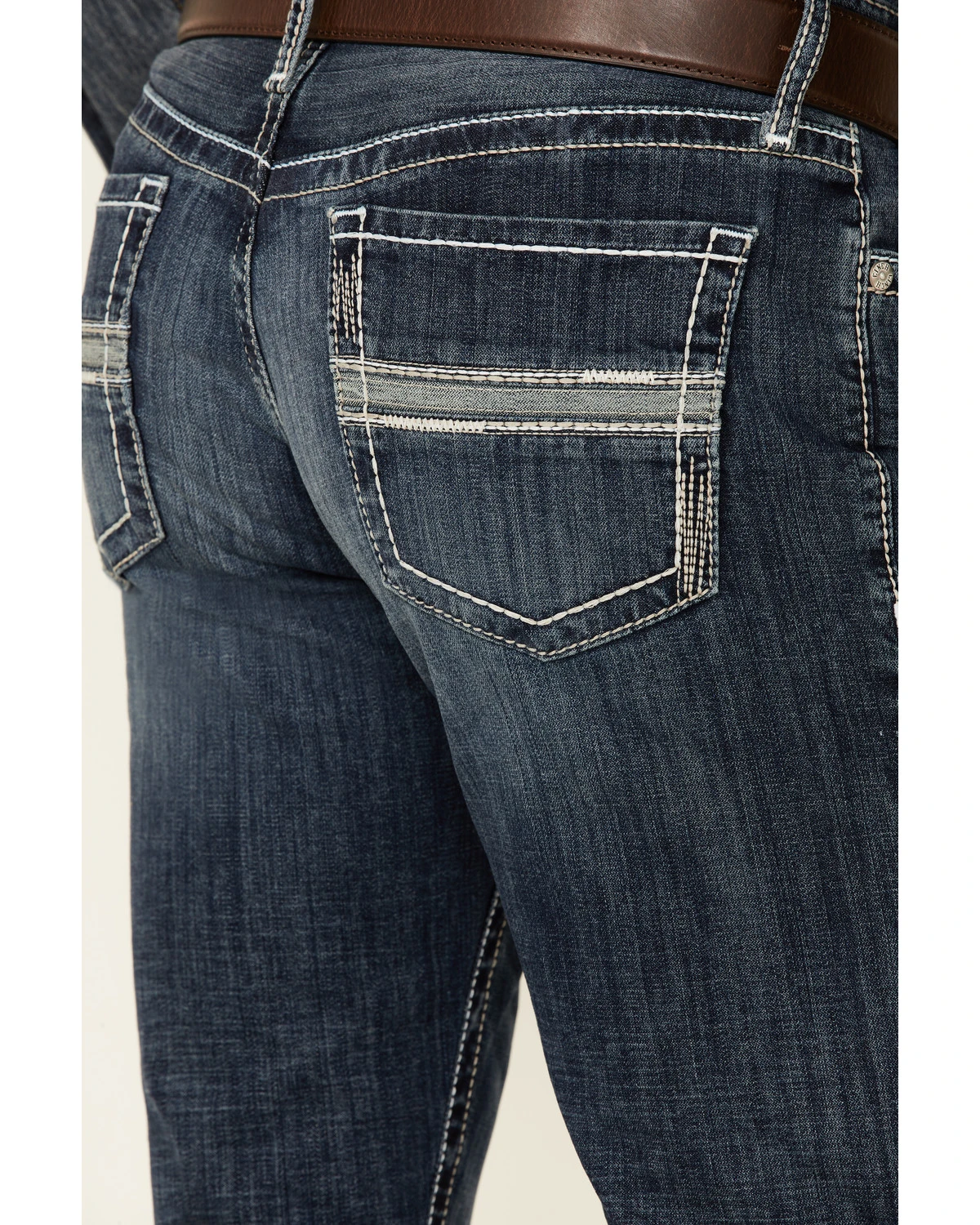 Cinch Men's Ian Dark Wash Performance Stretch Slim Bootcut Jeans 3 Cinch Men's Ian Dark Wash Performance Stretch Slim Bootcut Jeans - Image 3