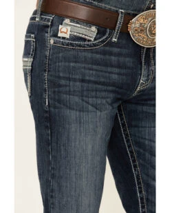 Cinch Men's Ian Dark Wash Performance Stretch Slim Bootcut Jeans 7 Cinch Men's Ian Dark Wash Performance Stretch Slim Bootcut Jeans -Little Wild Horse Shop 2000349448 402 P4