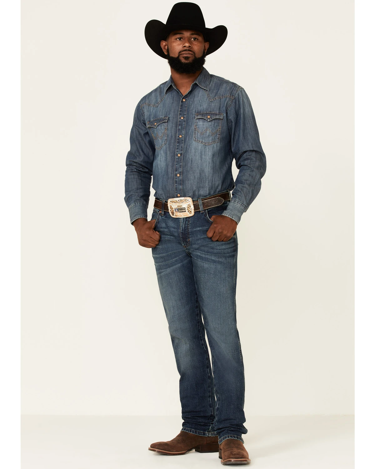 Wrangler Retro Men's Mauney Dark Wash Stretch Slim Straight Jeans 1 Wrangler Retro Men's Mauney Dark Wash Stretch Slim Straight Jeans