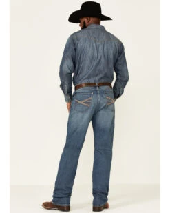Wrangler 20X Men's Barnham Medium Wash Stretch Extreme Relaxed Straight Jeans 7 Wrangler 20X Men's Barnham Medium Wash Stretch Extreme Relaxed Straight Jeans -Little Wild Horse Shop 2000351008 400 P4