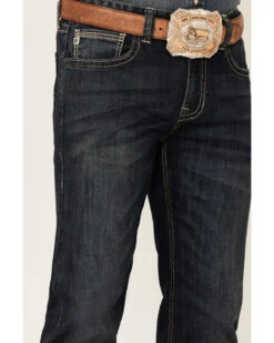 Rock & Roll Denim Men's Vintage Dark Revolver Stretch Slim Straight Jeans 7 Rock & Roll Denim Men's Vintage Dark Revolver Stretch Slim Straight Jeans -Little Wild Horse Shop 2000351108 400 P4