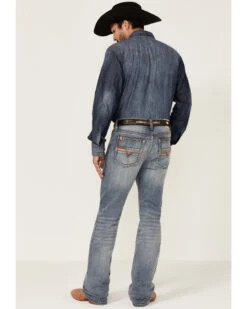 Cody James Core Men's Bear Down Light Wash Stretch Slim Bootcut Jeans -Little Wild Horse Shop 2000351786 400 P3