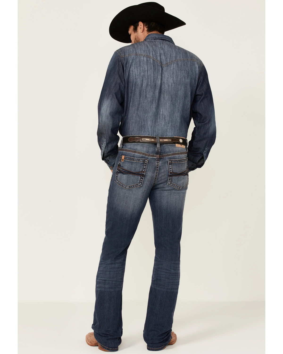 Cody James Core Men's Yuma Medium Wash Stretch Performance Slim Bootcut Jeans 3 Cody James Core Men's Yuma Medium Wash Stretch Performance Slim Bootcut Jeans - Image 3